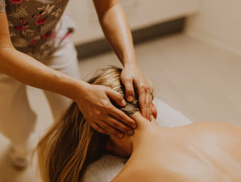 Nackenmassage zum Abschalten